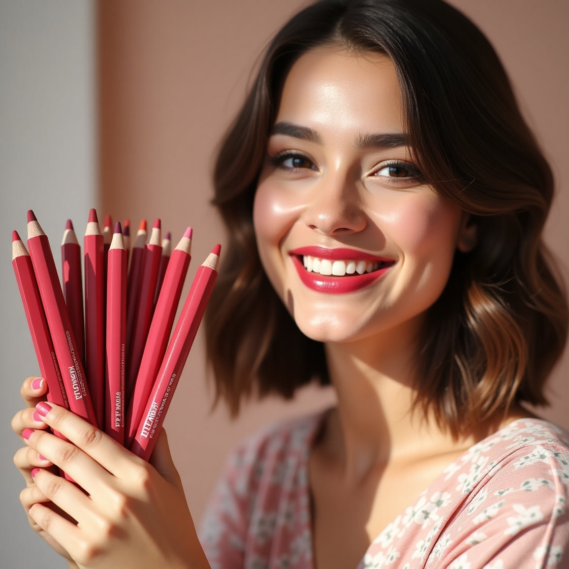 FLORMAR MATTE LIPSTICK PENCIL (Pack of 12Pcs)